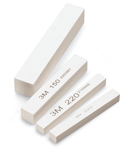 3M 200TG Aluminum Oxide Dressing Stick - 150 Grit Very Fine Grade - 3/4 in Width x 4 in Length - 20808 [PRICE is per EACH]