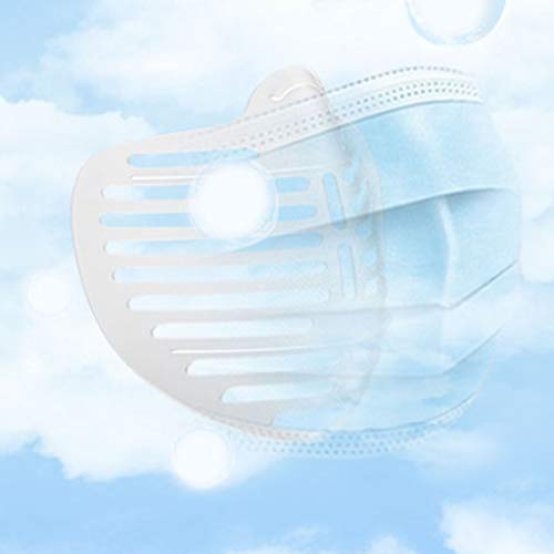 Almencla Suporte Interno de Suporte para Máscara Facial 1PC 3D Proteção para Batom Espaço Respiratór