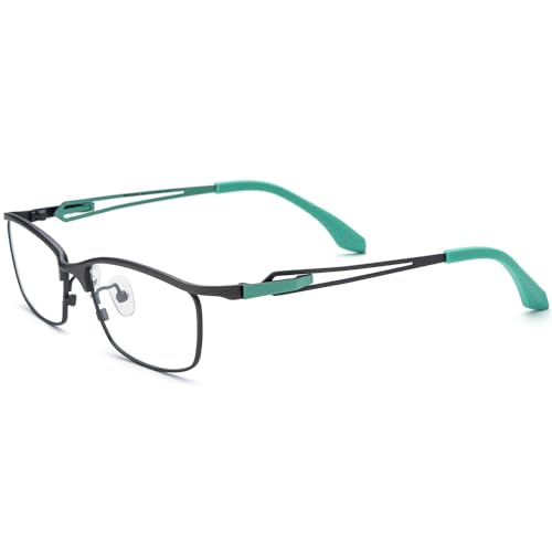 Image of FONEX Pure Titanium Glasses Frame Men Square Eyeglasses Optical Eyewear F85775