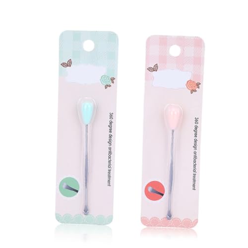 Holibanna Curette De Oído Inoxidable Removedor De Cerumen Para Cuidado Auditivo Limpiador Portátil Color Aleatorio