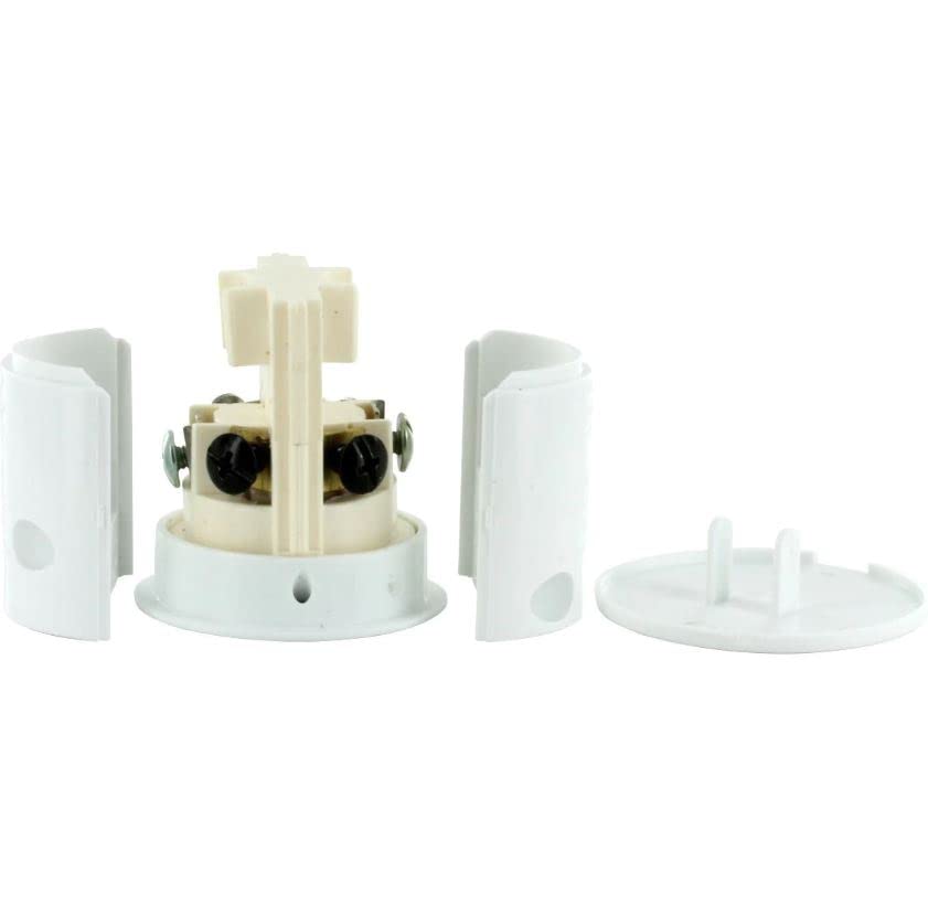 Sillites Self Contained Receptacle - Tamper Resistant (White - 50 Pack)
