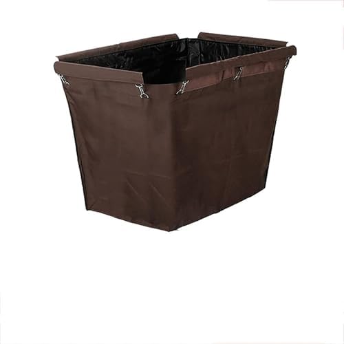 Waterproof Removable Liner Bag for Laundry Cart - Oxford Cloth Storage for 350-400L Commercial Basket Trolley, Fits 90×65×80cm Baskets (Blue)