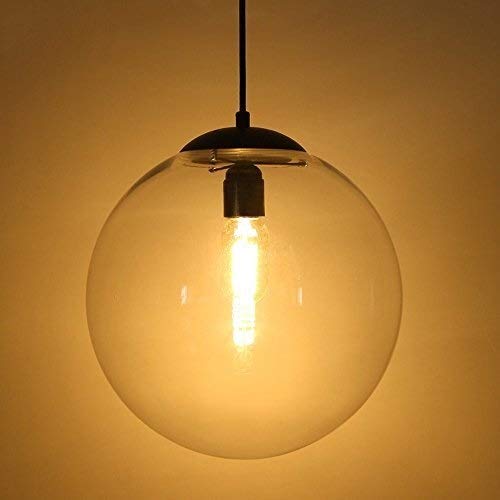 Lámpara vintage de cristal transparente con diseño sofisticado para iluminación interior 2
