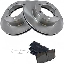 Brake Pads & Rotors Kit Disc and Set Front Left Driver Right Passenger Side Posi Ceramic Smooth for Toyota for 4Runner 2.7L/3.4L 1996-2000 530-58622 125503