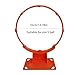 UyuECCL Heavy Duty Medium Size Basketball Hoop Goal Wall Mounted Basketball Rim, Ideal for Teens, Home Decoration & Office Fun, Diameter 35centimeter/13.8inch(Standard)