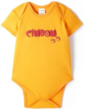 GSStore Galatasaray 3`lü Kısa Kollu Bebek Body B251003, Ekru-Sarı-Kırmızı, 24-36 Ay - Görsel 3