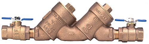 Zurn 2-950XLT Backflow Preventer, Gold