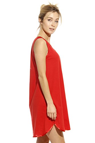 Dreamcrest 1530-RED-L Nightgown/Women Sleepwear/Sleep Dress - Thumbnail 2
