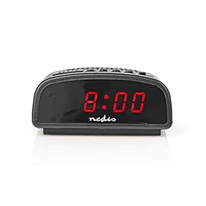 Digitale Bureau-Wekker – LED-Scherm – Snoozefunctie – Nee – Zwart