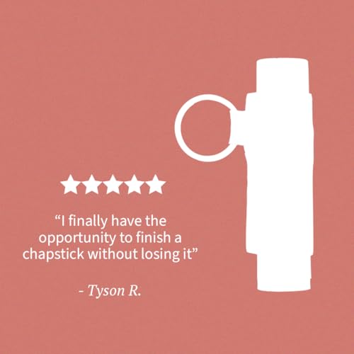 Thread Wallets Elastic Lip Balm and Gloss Holder Keychain