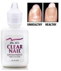 Dr. G's Clear Nail Solution 0.6 oz (Quantity of 2)