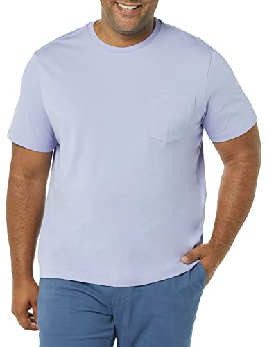 Image of Amazon Essentials Men's Short-Sleeve Crewneck Pocket T-Shirts, Pack of 2