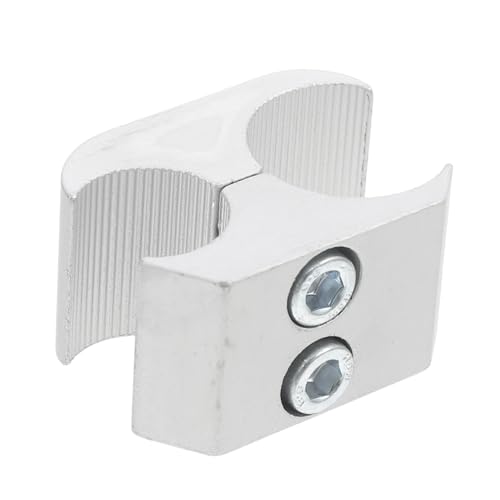 Beavorty Brackets Tube Clamp Versatile Wheelchair Pipe Clamp Accessory 19mm-25mm Pipe Clamp Holder for Walker Cane Holder Clamp