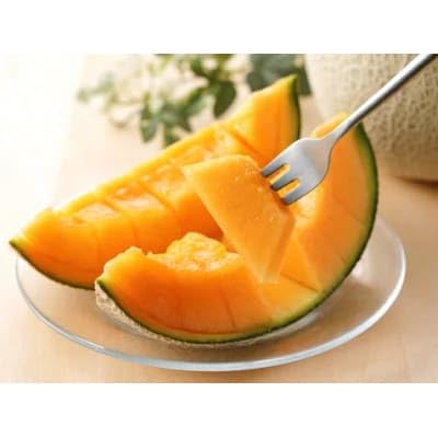 (優秀賞受賞農家)鉾田市産レッドメロン 1.4kg以上×2玉 (※26年5月〜発送予定)