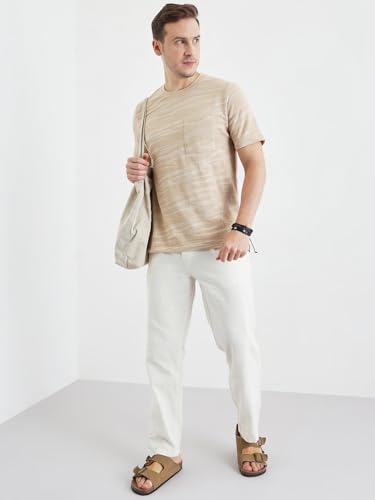 Image of Pivl Men's Summer Striped Style Trendy t Shirt