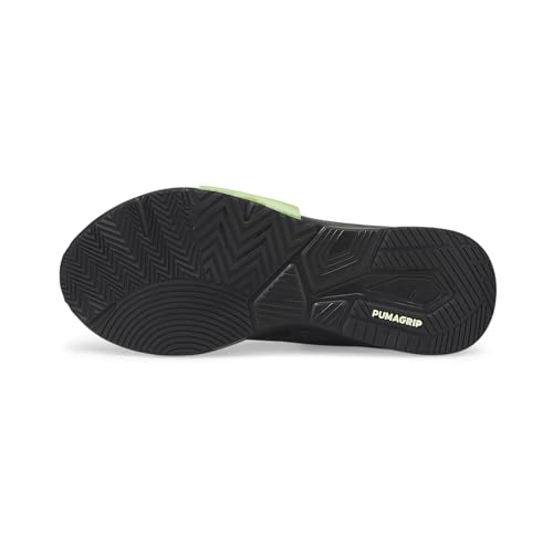 Image of Puma Men's Pwrframe Gymnastics Shoes, Puma Black Fizzy Lime, 10 US