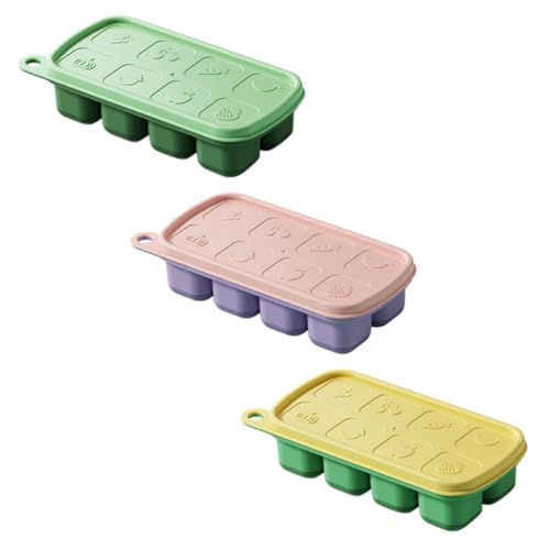 Cubetas de Hielo Reusables con Tapa, Pack 3 miniatura 1
