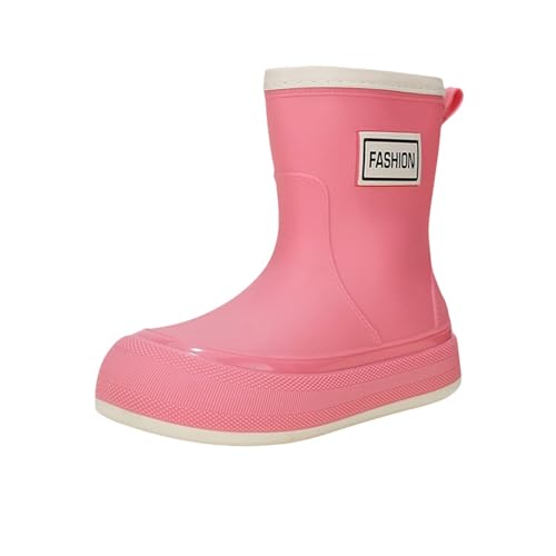 Bottes de pluie mi-mollet pour femme imperméables avec cordon de serrage