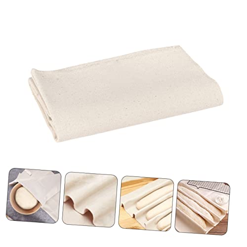 Anneome Cotton Canvas Cloth for Baking Household Kitchen Tool for Bread Making Proofing Mat for Artisan Loaves and Pastry Preparation - Thumbnail 7