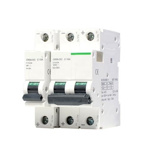 Disjoncteur solaire DC 25A interrupteur air domestique C65N-DC rail guidage protection photovoltaïque