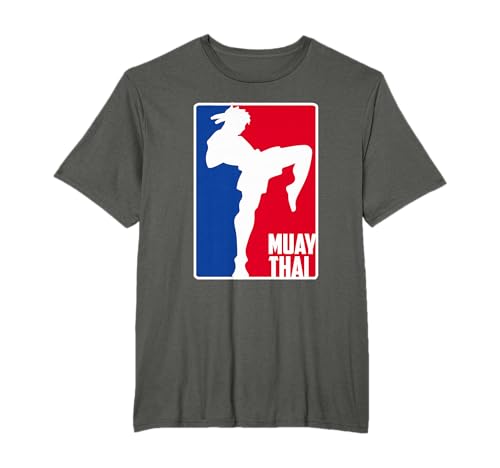 Muay Thai Fighter Retro Kickboxing Entrenamiento MMA Camiseta