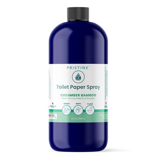 PRISTINE Toilet Paper Spray, Flushable Wipe Alternative, Seen on Shark Tank