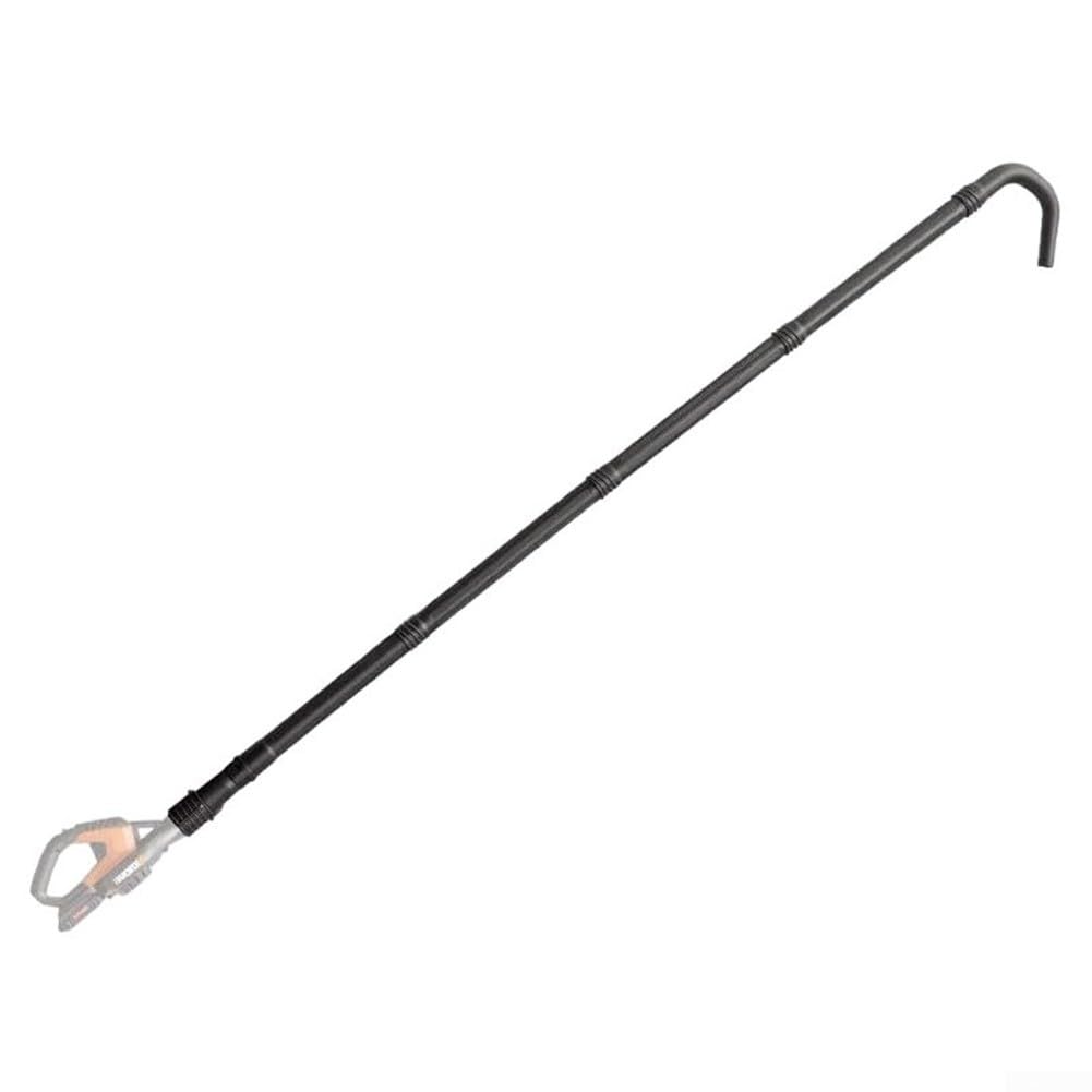 Para limpiador de canalones de soplador de hojas con cuatro tubos de extensión intercambiables y boquilla ajustable de 360 grados para una limpieza precisa de desechos