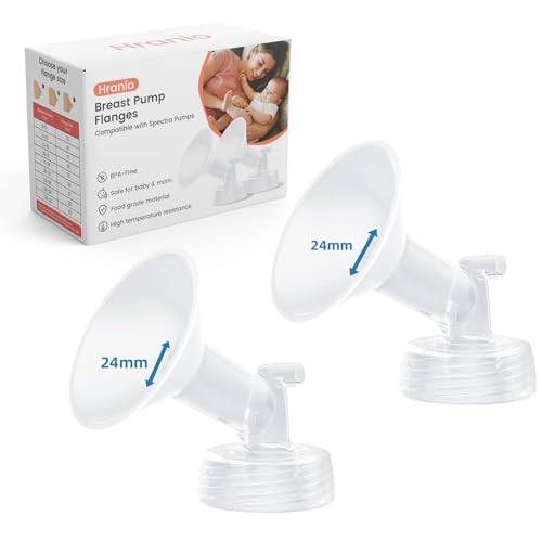 Image of Hranio Breast Pump Parts Compatible with 24mm Spectra Flange 24mm Spectra Replacement Pump Parts s1 s2 (Flange 24mm 2 Pcs)