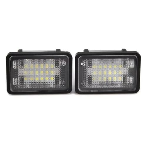 Luz placa auto luz de lámpara LED para matrícula coche Benz GLK X204