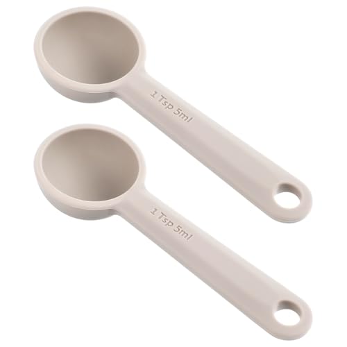 Yuanchu Silicone Measuring Spoons Set (2-Pack, 1 tsp)