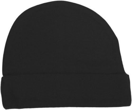 Baby Milano Black Baby Beanie Hat 