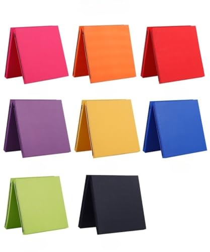 MLTUN MAKAN スポーツ 体操 ダンスマット フィットネス ヨガマット 腹筋トレーニングマット 厚手 滑り止め マルチカラー (オックスフォード生地,ブルー)