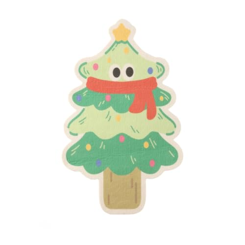 猫用 爪研ぎマット 猫 爪研ぎシート DIY 粘着式猫爪とぎポスト 耐摩耗 汚れ防止 猫用爪とぎ 猫 壁紙保護シート ポリエステル繊維製 耐摩耗 家具傷防止 ソファ 家具 壁に貼る 動物のストレス解消 運動不足改善 (クリスマスツリー)