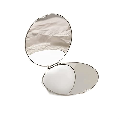 Espejo cosmético de mesa vertical plegable para maquillarse cómodamente sin espacio 2