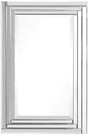 Uttermost Frameless Paneled Box Mirror