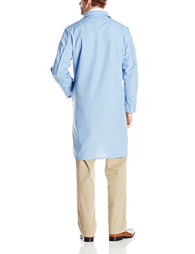 Red Kap Men's Lab Coat, Light Blue, Small #TOP15