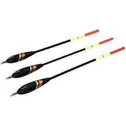 Aparejo Con Boya Flotadores de pesca 3 piezas 1,5 + 6g 1,5 + 5g 1,5 + 4g Flotadores de madera para pesca, flotadores de tubo, varios tamaños, flotadores de aparejos de pesca gruesos, boya vertical, waggler de pesca, c