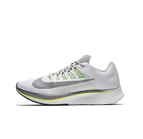 Nike Zoom Fly, Zapatillas Hombre, Multicolor (White/Gunsmoke/Atmosphere Grey/Volt 001), 40 EU
