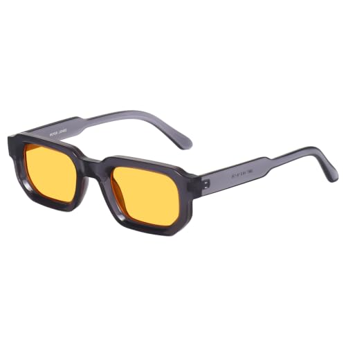 Image of Peter Jones Unisex Broad Frame Square UV /UB Protected Sunglasses (3887)