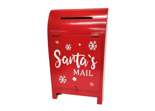 BIANCHERIAWEB Briefkasten für Weihnachtsmann dekorativ rot Modell...