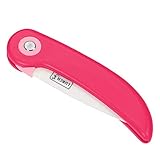 Lurch 10366 Picknick-Klappmesser mit Klinge aus Keramik, Rot