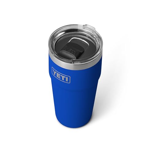 Image of YETI Rambler 20 oz Stackable Tumbler, Stainless Steel, Vacuum Insulated with MagSlider Lid