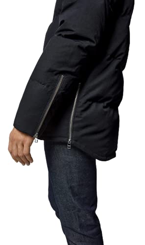 Moose Knuckles Men's Down 3/4 Jacket, Black/White, Xxlarge #TOP3