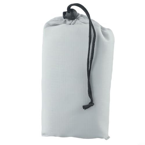 210T Polyester Waterproof Tarp Outdoor Camping Shelter Rain Sun Protection Picnic Mat Beach Blanket 200x140CM 6 Tie Points Quick Dry Compact Portable