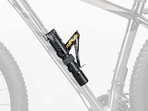 Topeak Mountain TT Twin Turbo Pump, 120 Psi/ 8.3 Bar, Fits Presta, Schrader, and Dunlop Valves