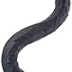 SXOVO Doppeldildo, Realistische und Biegsame Penis-Nachbildung Dong Sex Spielzeug für Frauen Lesbisch Homosexuelle (46cm) (Schwarz)