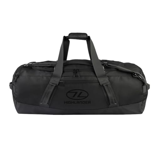 Highlander Hauler Duffel - Borsone Da Viaggio, 120 Litri, Colore: Nero