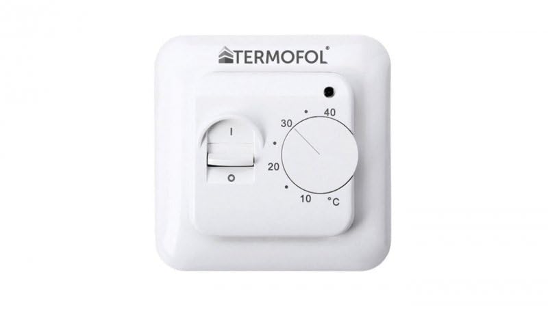 Termofol - Esterilla calefactora | un kit completo para montar en casa | Potencia: 150 W/m2 | Voltaje: 230 V | Superficie 4,0 m² | Con regulador de temperatura analógico TF-H3.