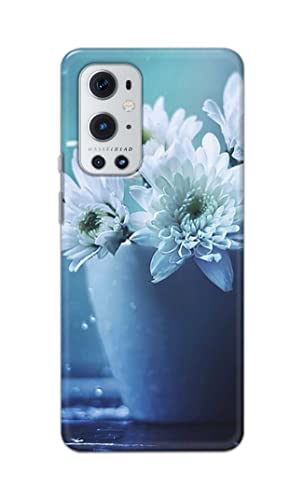 Image of PRINTFIDAA Flowers in The Flower Vase On The Table Printed Designer Hard Back Case Cover for OnePlus 9 Pro -(VS) MVN1002