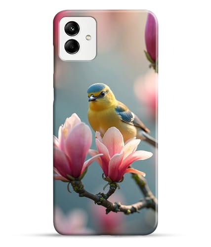 Image of Sparrow Birds Nature Printed Hard Back Case Cover Compatible for Samsung Galaxy A04 | A04E | Samsung A04 | A04E (Multicolor) - D1669